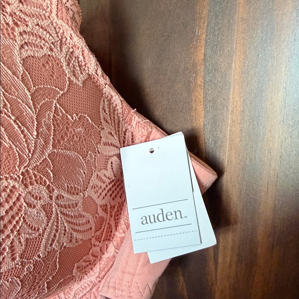 Auden Dusty Rose Lace Underwire Bra - Picture 3 of 6